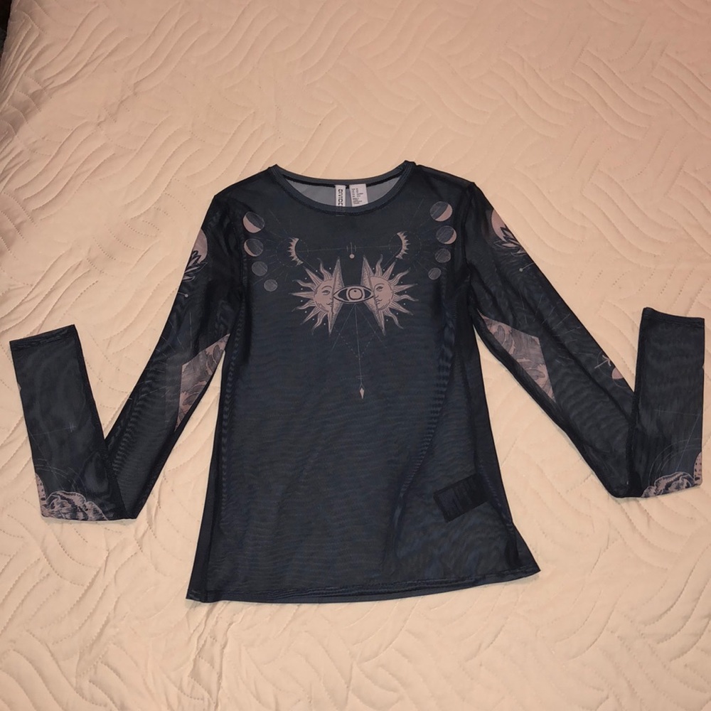 Long Sleeved Mesh Shirt